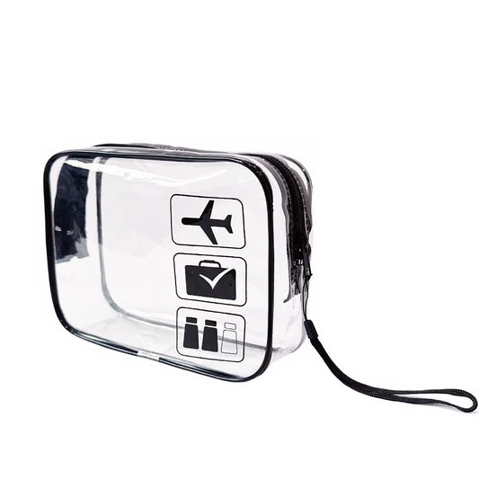 Transparent Zipper Makeup Bag Organizer Box Men Women Travel Clear Cosmetic Bag Waterproof Toiletry Wash Make up Bags
