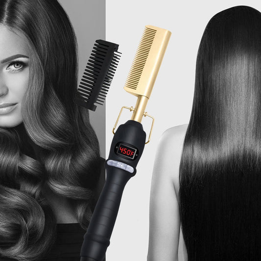 Peigne Lissant Chauffant - Brushing express & douceur absolue